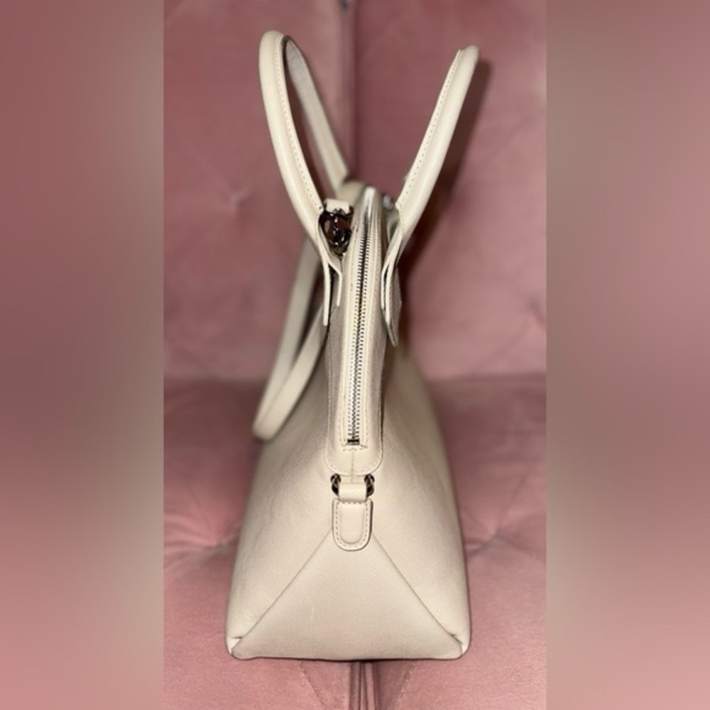 Vivienne Westwood WINDSOR MEDIUM BAG BEIGE/WHITE - Picture 5 of 12